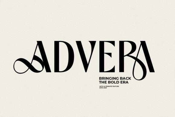 Advera: The Bold Sans Serif Font for Modern Crafters