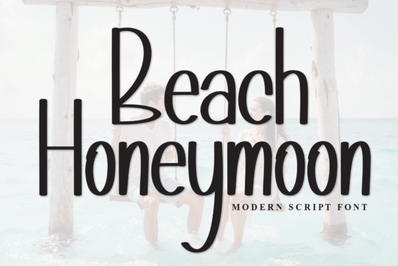 Beach Honeymoon Font for Handmade Brands
