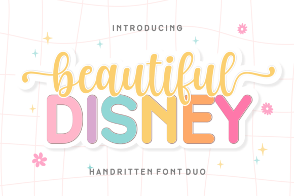 Beautiful Disney Duo Font for Elegant Branding