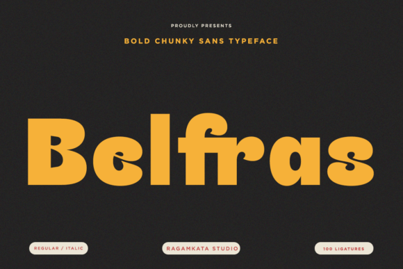 Belfras Typeface: Bold Branding for Small Business