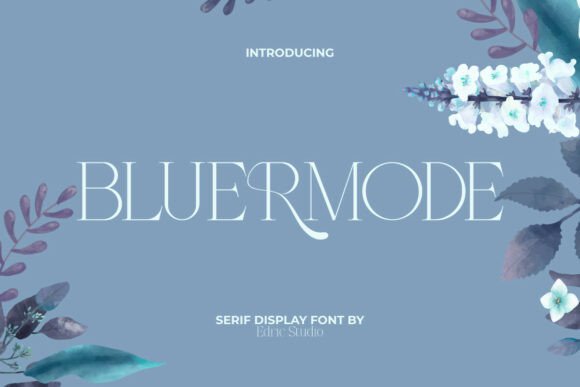 Bluermode Typeface for Elegant Editorial Design