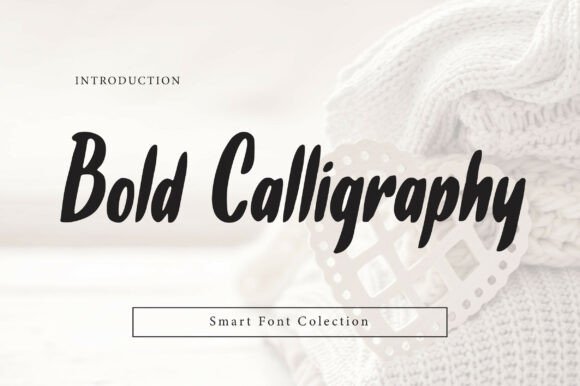 Bold Calligraphy Font for Modern Web Design
