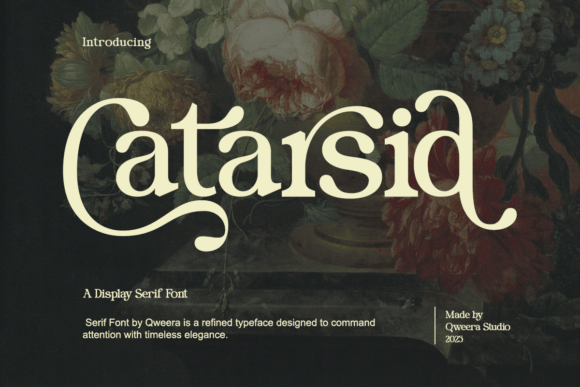 Catarsid: A Retro Serif Font for Makers