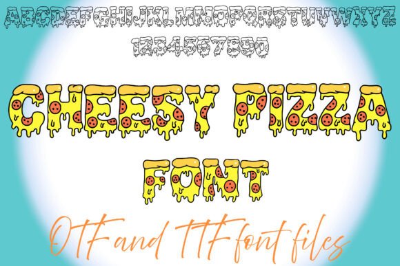 Cheesy Pizza Font for Bold Branding