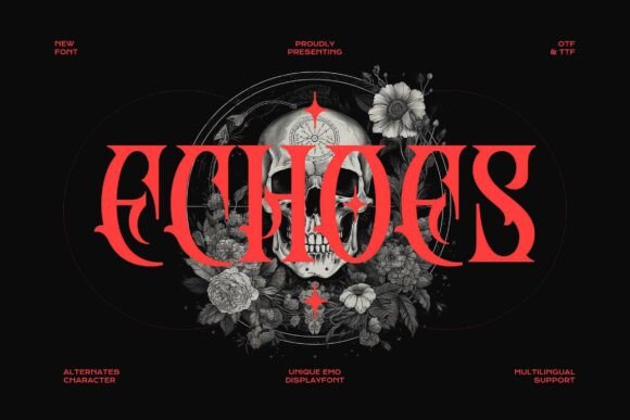 Echoes Typeface for Bold Web Design
