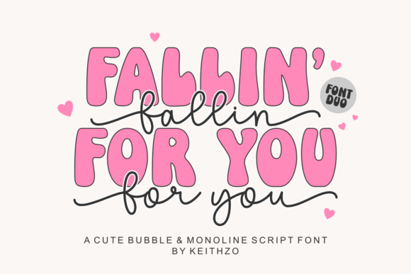 Fallin for You: A Script Handwritten Typeface for Editorial Design