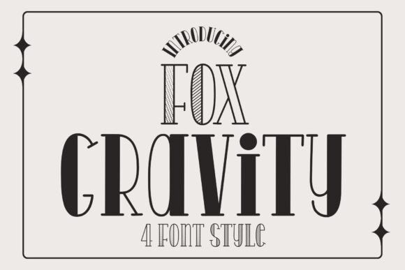 Fox Gravity Font for Handmade Brands