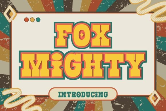 Fox Mighty: A Retro Slab Serif Font for Web Design