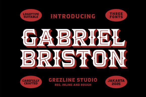 Gabriel Briston: A Sporty Serif Font for Modern Brands
