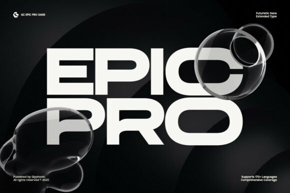 Gc Epicpro Typeface for Modern Editorial Design