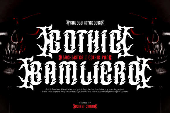 Gothic Bamliero Typeface for Bold Branding