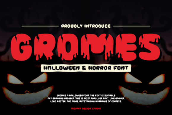 Gromes: A Spooky Display Font for Web Design