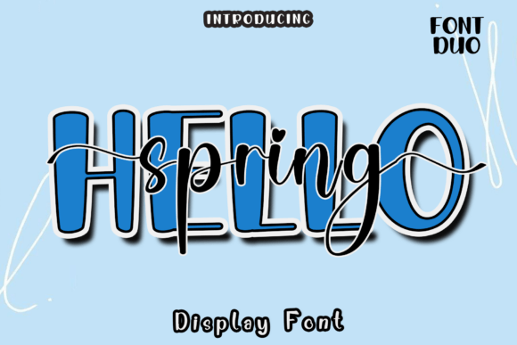 Hello Spring Duo Typeface for Brand Refresh