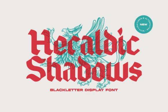 Heraldic Shadows Typeface for Bold Campaigns