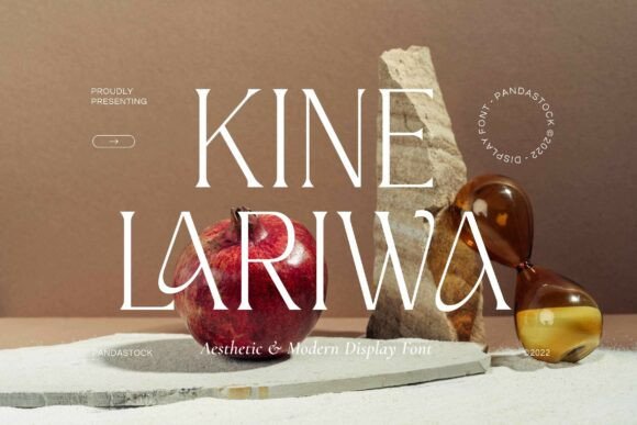 Kine Lariwa: A Premium Serif Typeface for Editorial Design