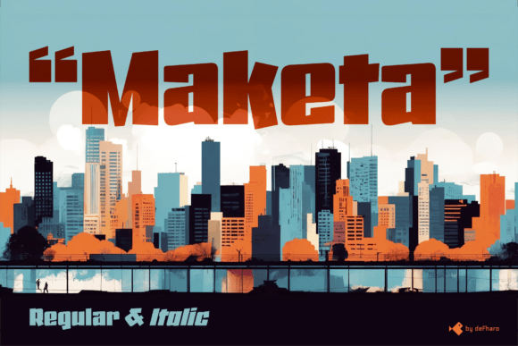 Maketa: The Bold Display Font for Urban Branding