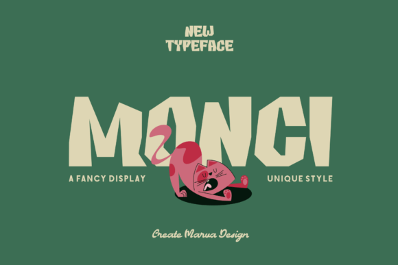 Monci Font: Bold Display Type for Crafters