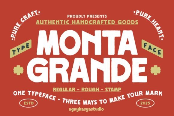 Monta Grande: Bold Sans Serif for Modern Design
