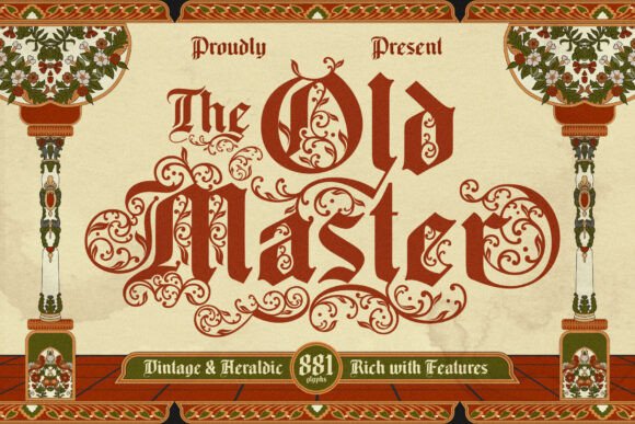 Old Master Typeface for Handmade Branding