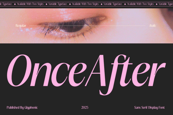 Once After: The Perfect Sans Serif Font for Crafters