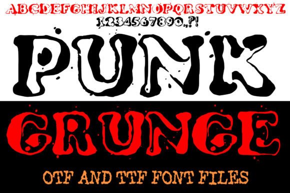 Punk Grunge Typeface for Bold Campaign Design