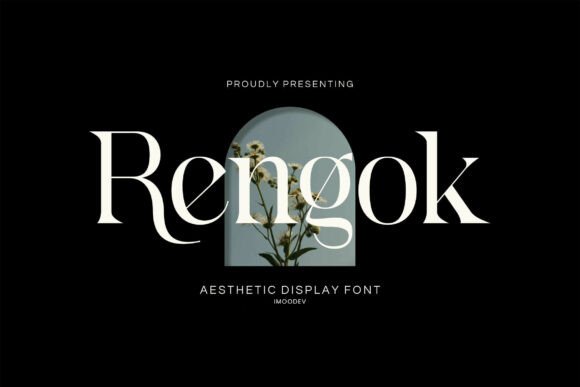 Rengok: A Refined Serif Display Font for Editorial Design