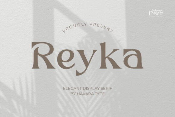 Reyka: A Modern Serif Typeface for Digital Design