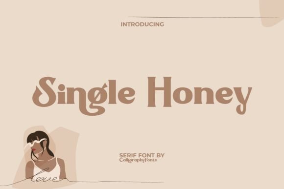 Single Honey Font for Elegant Maker Branding
