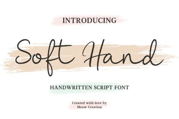Soft Hand Typeface for Makers