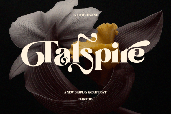 Talspire Typeface for Elegant Editorial Design