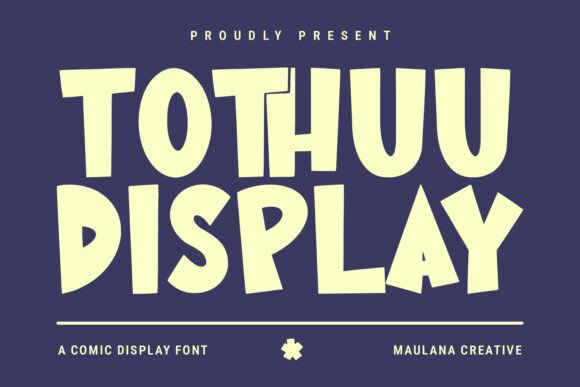 Tothuu: A Playful Display Font for Bold Campaigns