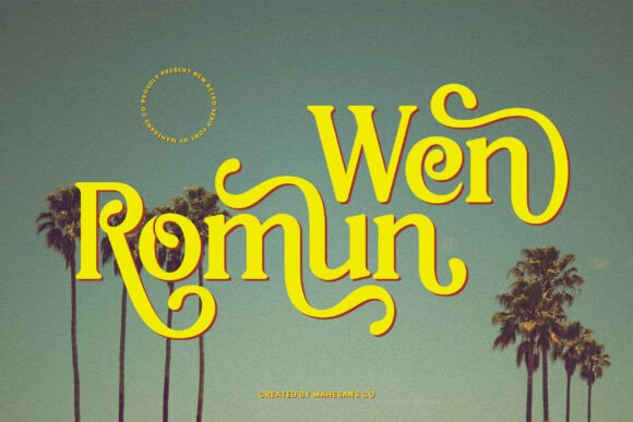 Wen Romun: A Retro Serif Font for Branding
